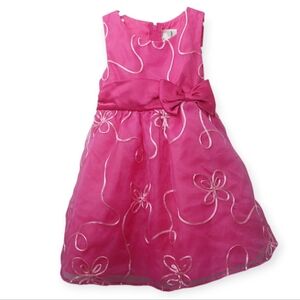 Rare Editions Dress Size 2T Little Girls Pink Sleeveless Toddler